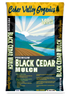 Cedar Valley Organics Premium Black Cedar Mulch - Goffle Brook Farms