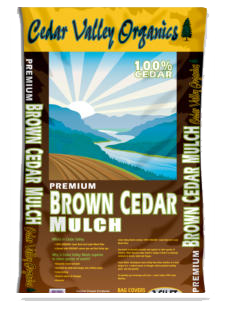 Cedar Valley Organics Premium Brown Cedar Mulch - Goffle Brook Farms