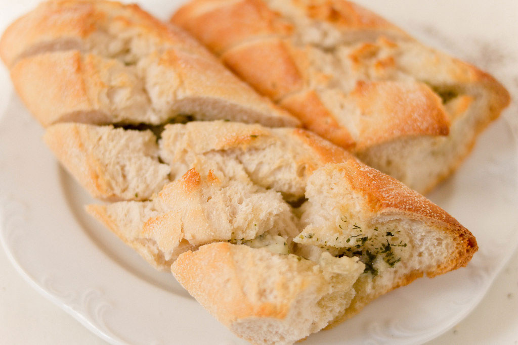 Baguette with Garlic Herb Butter