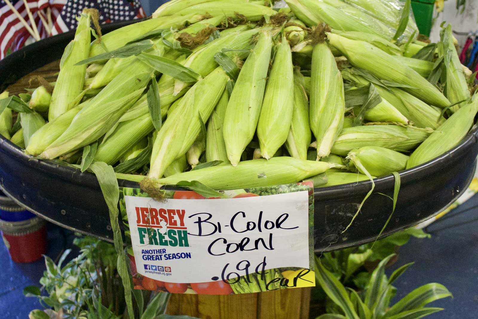 BiColor Corn at the Farmers Market