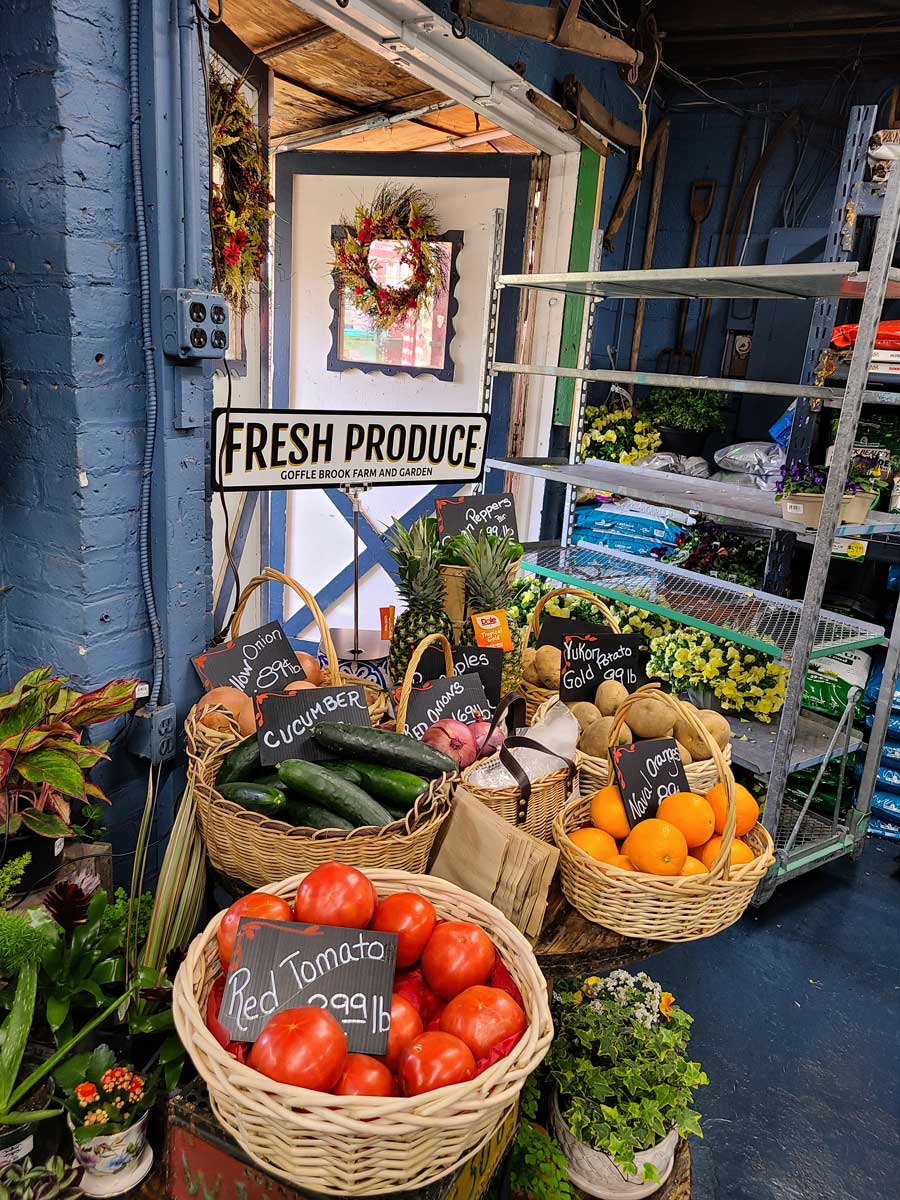 Fresh Local Produce at Goffle Brook Farms in Ridgewood NJ