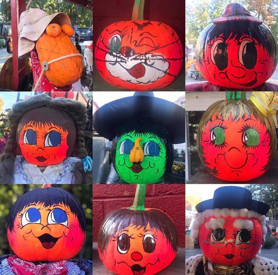 Painted Pumpkin Faces