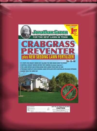 Jonathan Green Crabgrass Preventer Plus New Seeding Lawn Fertilizer
