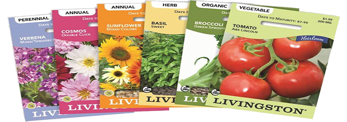 Livingston Seed Packets at Goffle Brook Farms in Ridgewood NJ