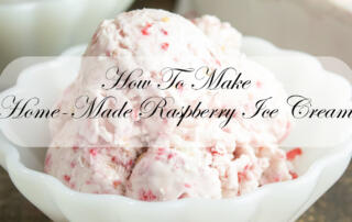 How to make raspberry icecream