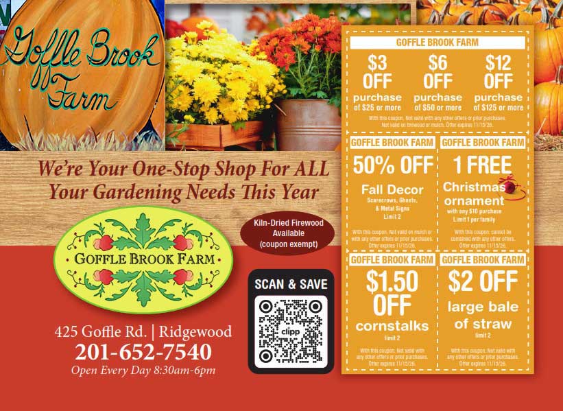 Goffle Brook Farm Coupon